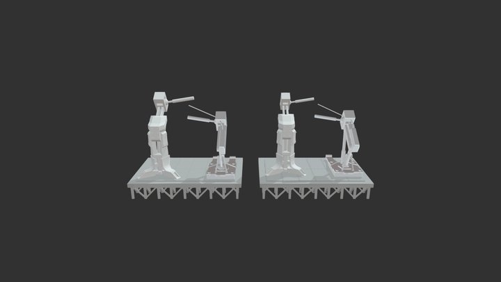 Connor Mc Lauchlan Mech Legs 3D Model