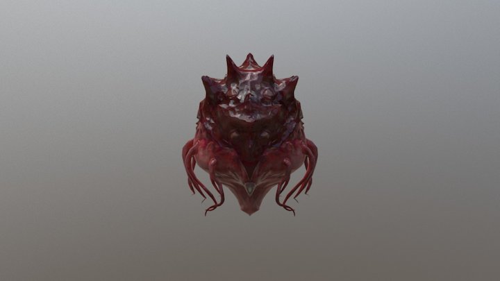 Cacodemon Final Mesh 3D Model