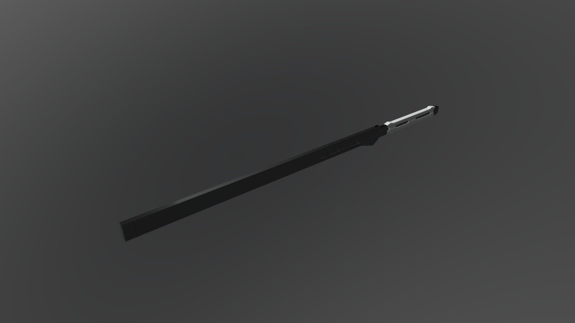 Sci-fi Katana — Sketchfab embed 3D viewer