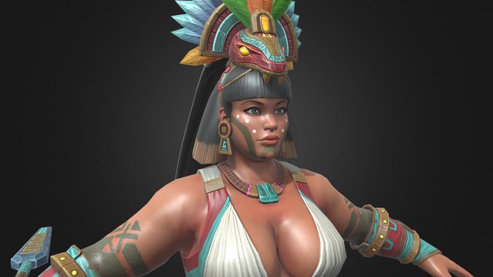 Smite - Ix Chel 3D Model