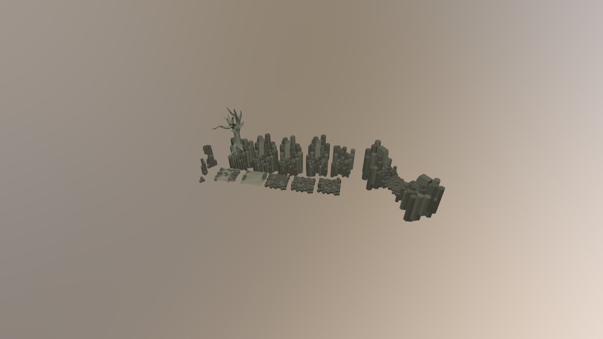 Alien artefact tilable assets