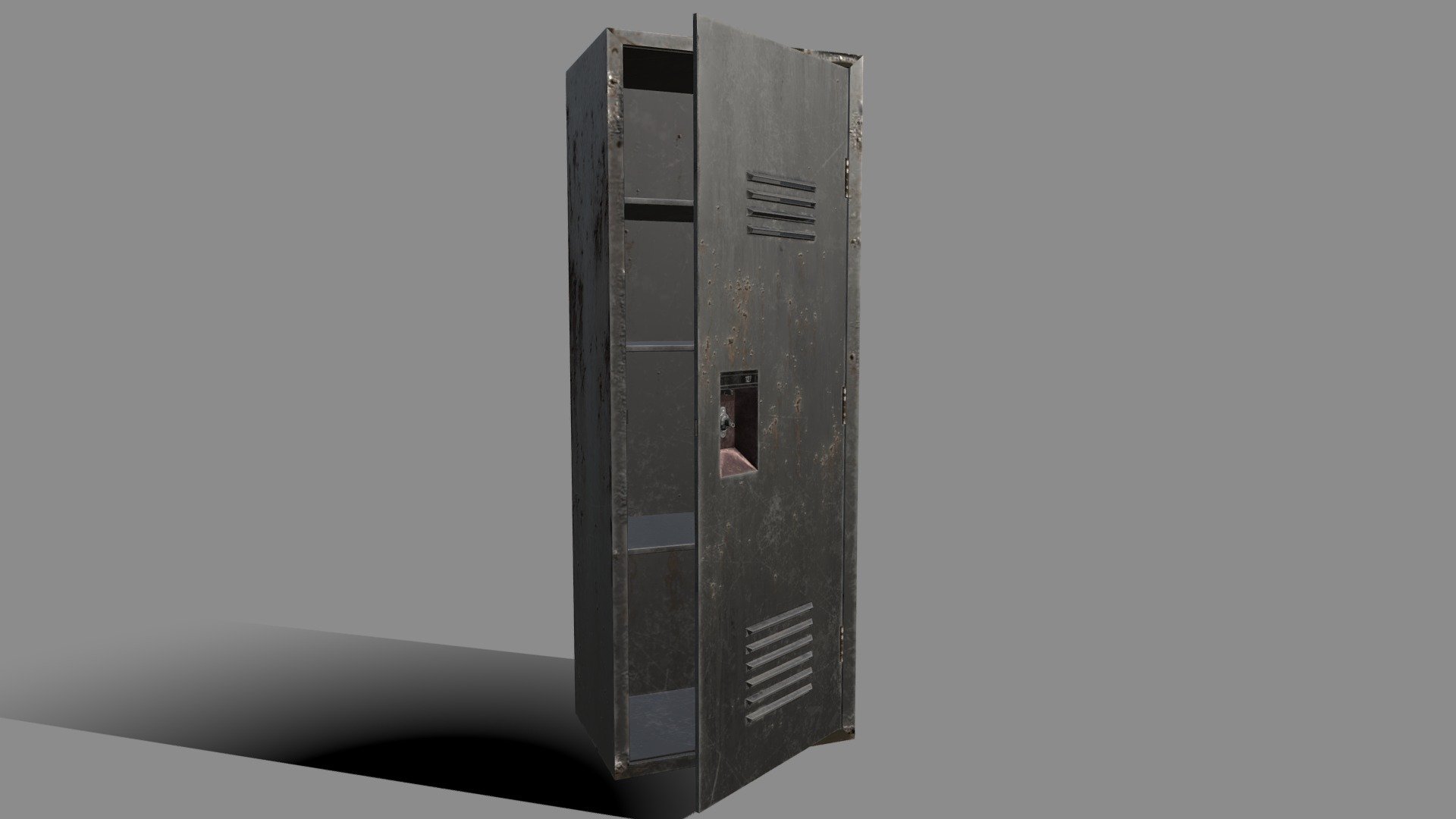 Rusty_School_Locker_with_Key - Buy Royalty Free 3D model by Abhiraj ...