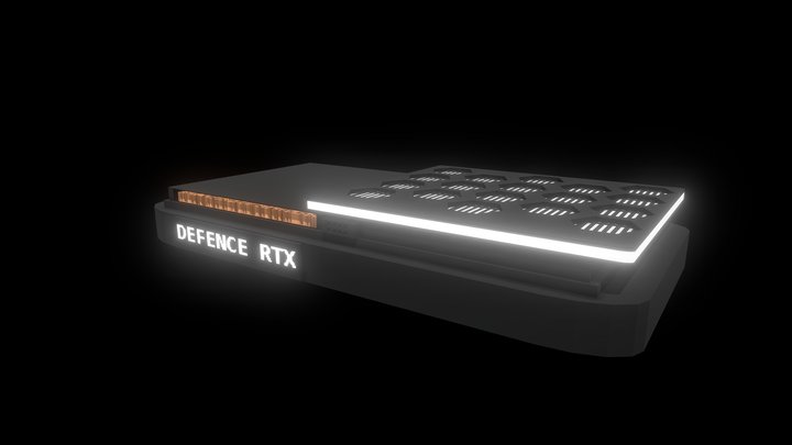 DeFence RTX 3060 GPU (Graphics Card) 3D Model