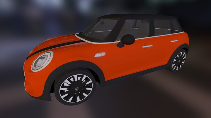 Mini Cooper-5-door 3D Model