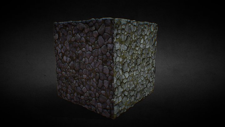 Cobblestone Texture 3D Model