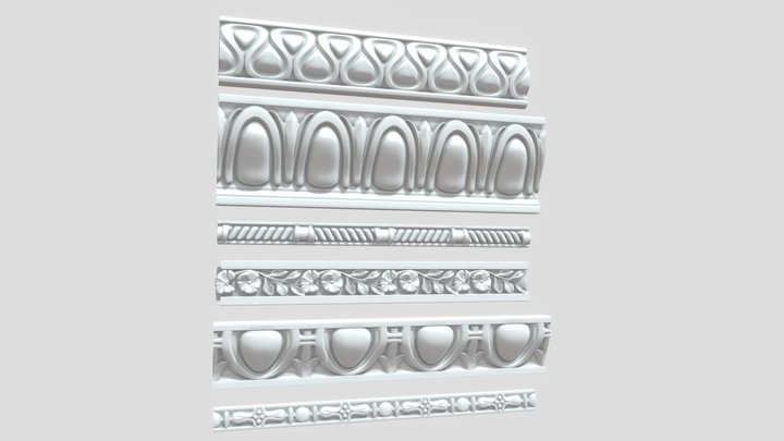 Classic Ornament 3D Model