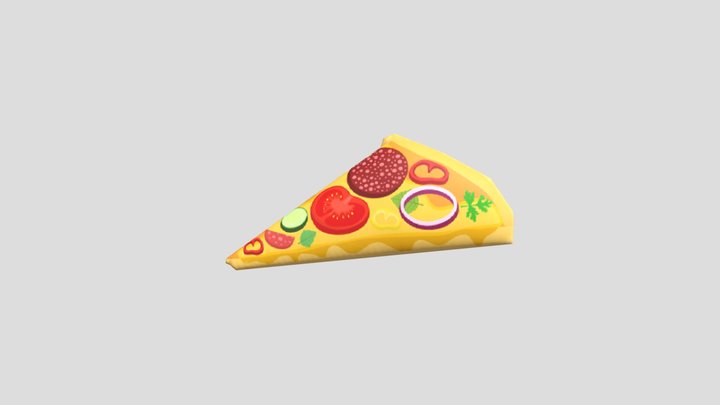 Pizza 2 3D Model