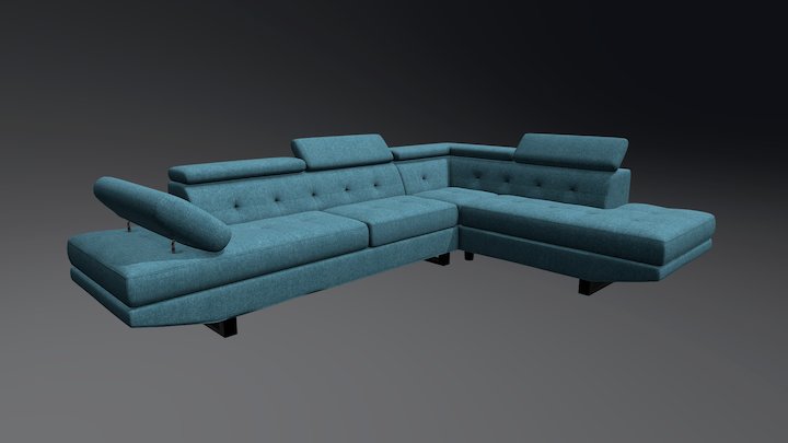 Test_Sectional Sofa 3D Model