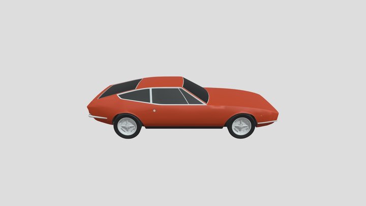De Tomaso Mustela I Ghia for 3D-printing
