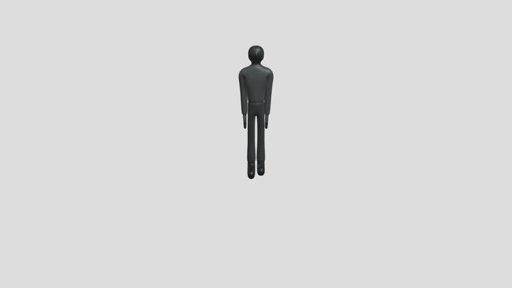 Pose Man For 3D Animation 3D Model