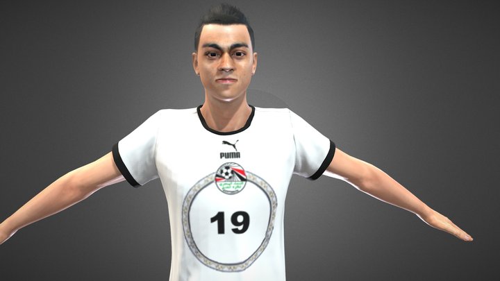 mostafa mohamed football player 3D Model