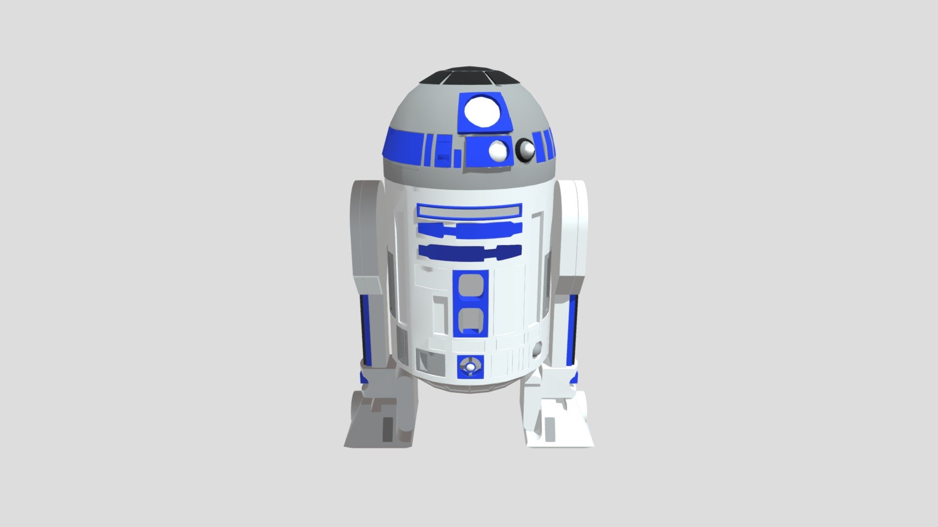R2D2 Art Station - 3D model by ElPollueloGamer [ccedf3a] - Sketchfab