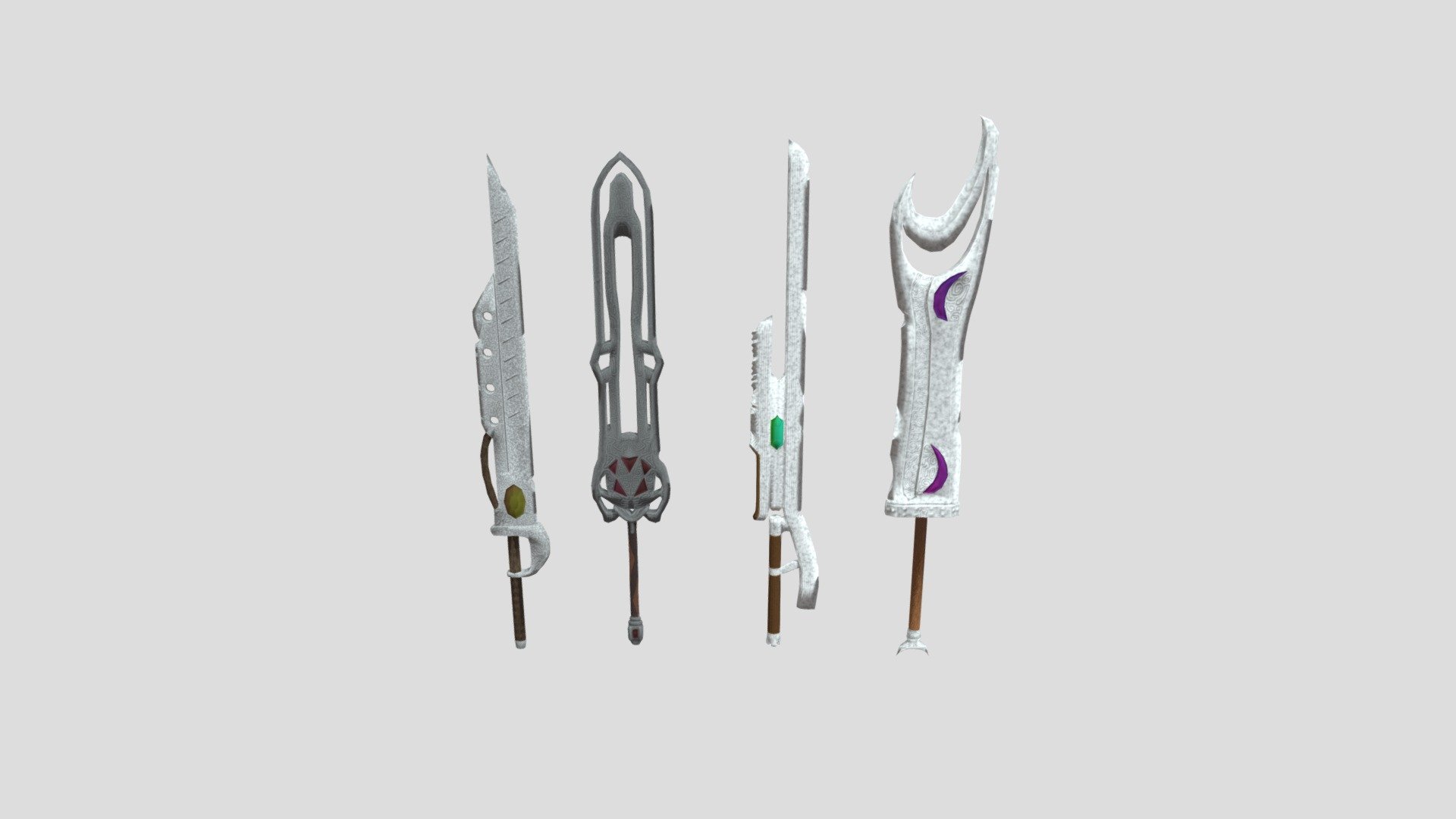 Swords Pack,Low-poly(game ready) - 3D model by Zrexel [ccee5ad] - Sketchfab