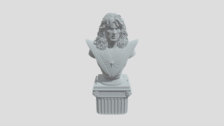 Spaceman Bust 3D Model