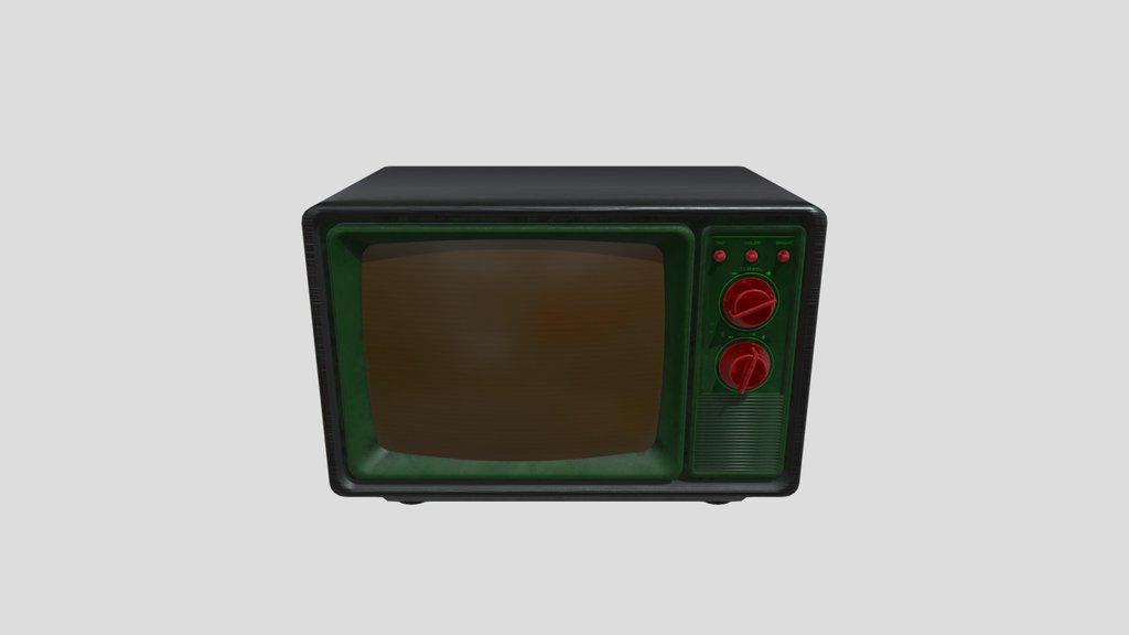 Retro Wooden Tv