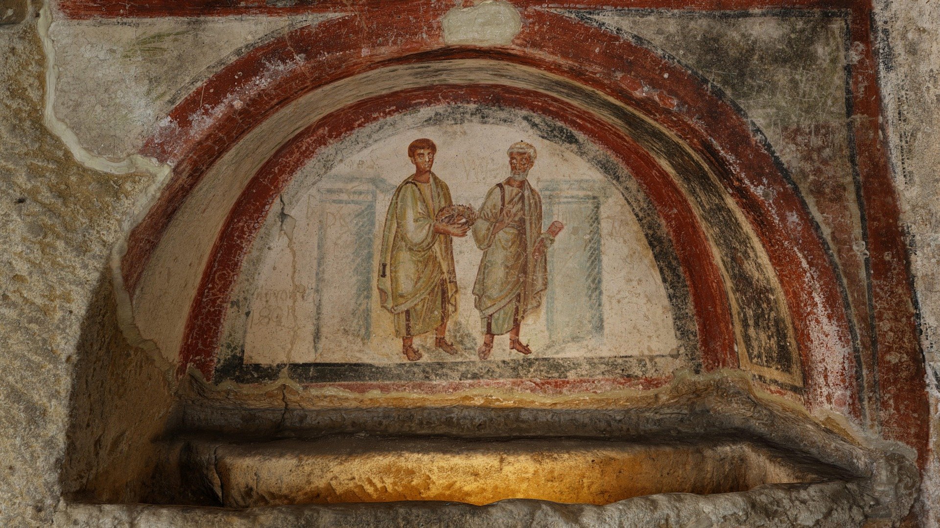 San Gennaro Catacomb Fresco, Napoli (8)