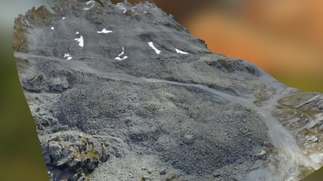 Mont Gelé south-east slope -drone photogrammetry 3D Model