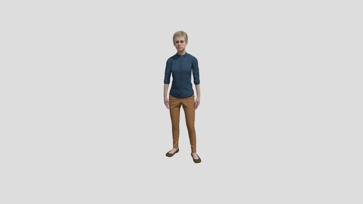 ANIS Standing Arguing (1) 3D Model