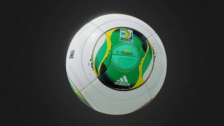 Cafusa Adidas 2013 Confederations Cup Ball 3D Model