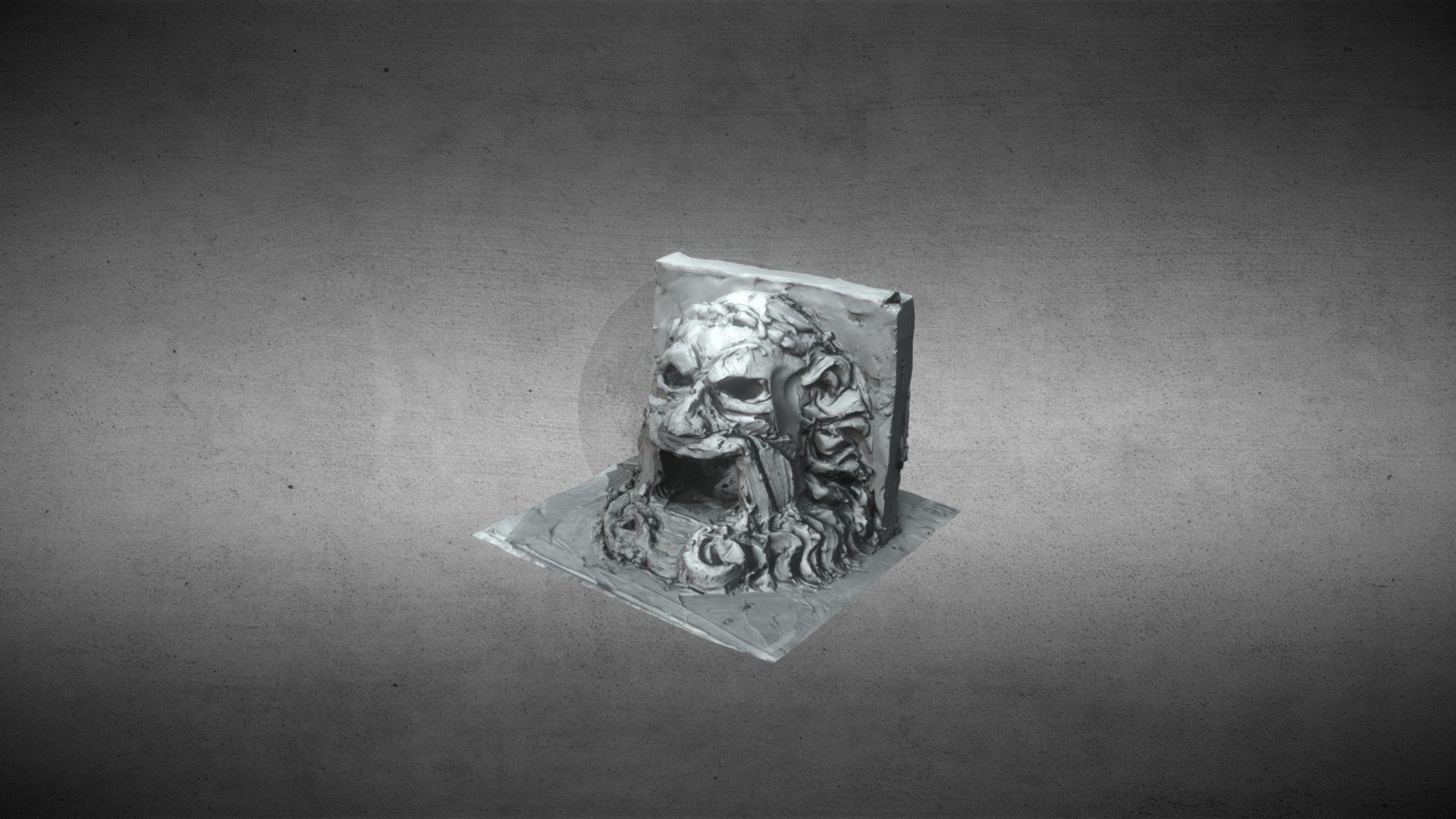 Modellino per scultura con spazio interno