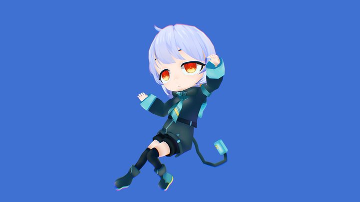 Digital girl 3D Model