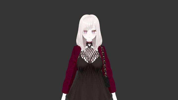 sara(New Costumes) - vrchat Avatar 3D Model