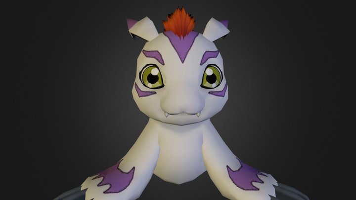 PC Computer - Digimon Masters - Gomamon 3D Model