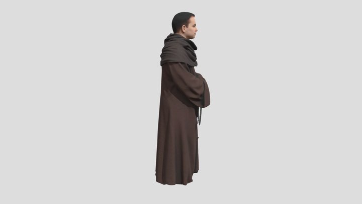 Monk Robe by Tripo – Kostenloses 3D-Modell STL