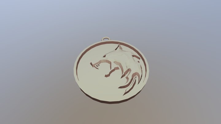 Witcher Medaillon from Netflix Tv Series Design 3D Model