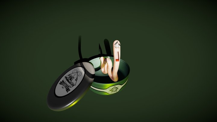 Norm the earthworm 3D Model