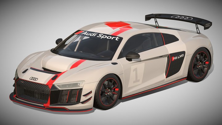 2018 Audi R8 GT4 – Modelo 3D gratuito STL