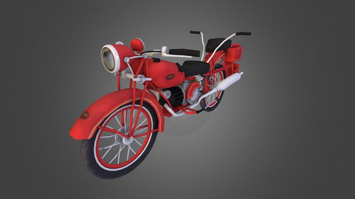 motoguzi.fbx 3D Model