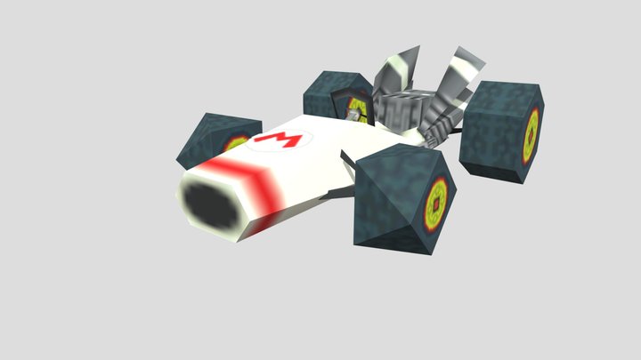 DS DSi - Mario Kart DS - B-Dasher 3D Model