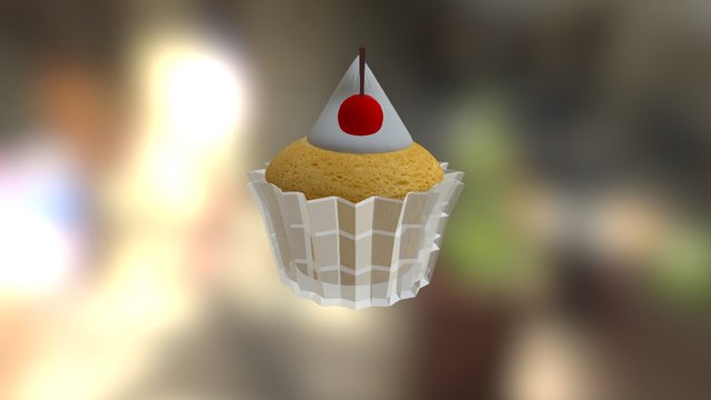 Cup Cake 3D Model