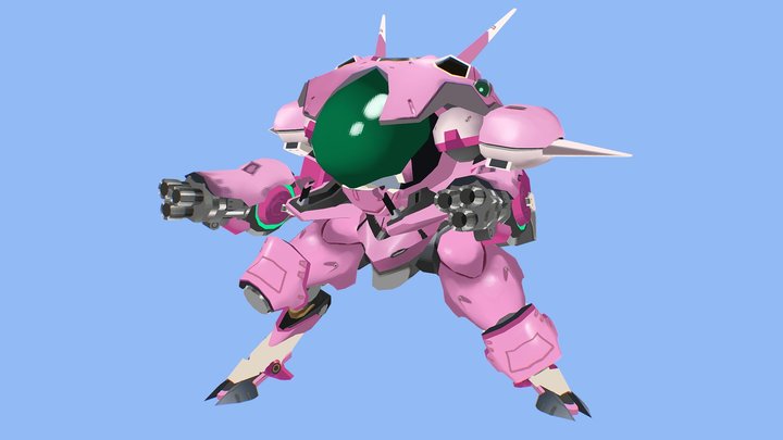 D.VA's MEKA 3D Model