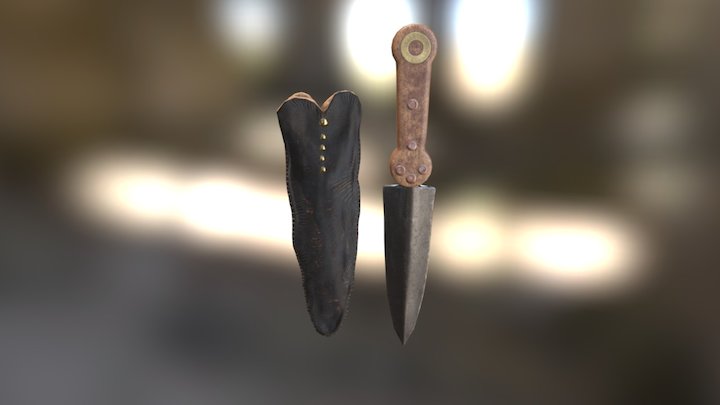 American Dag Knife 3D Model