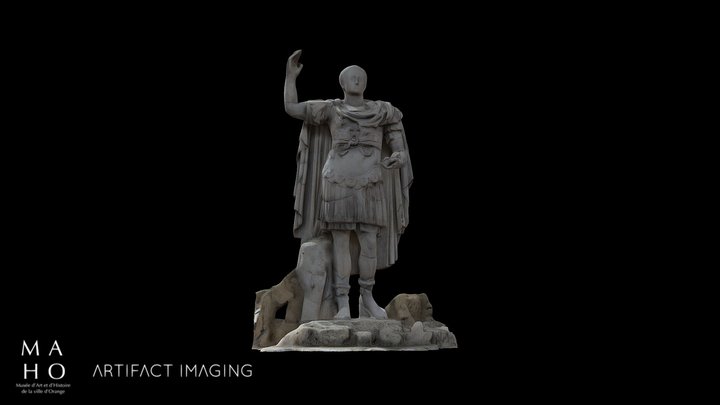 Statue dite d'Auguste 3D Model