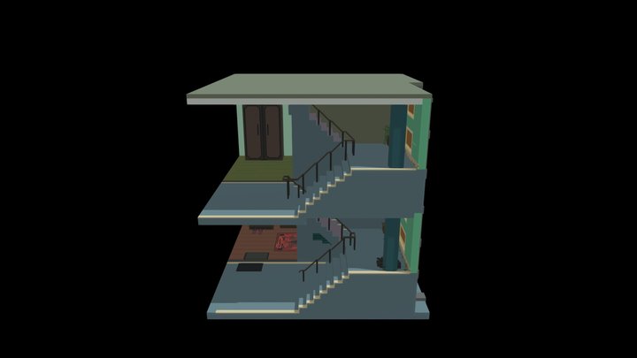 Staircase 3D Model