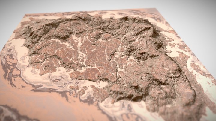 Sand Rock Pack 01 3D Model