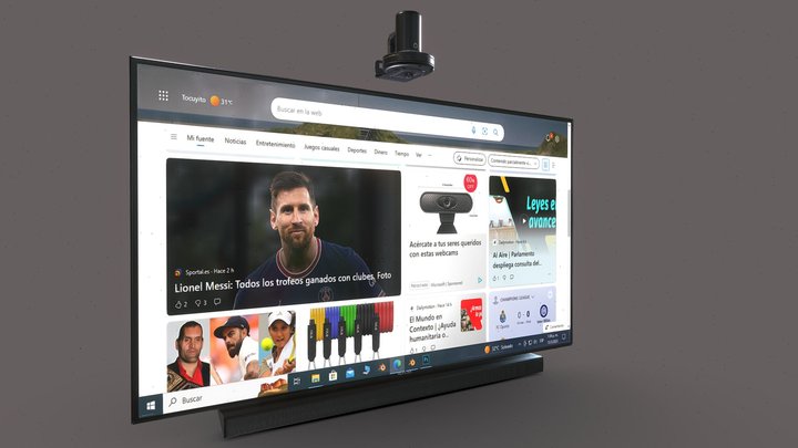 Smart TV 3D Model