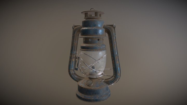 Lantern - Substance Painter Tutorial 3D Model