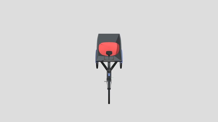 3D Low-Poly Cycle Van Model 3D Model