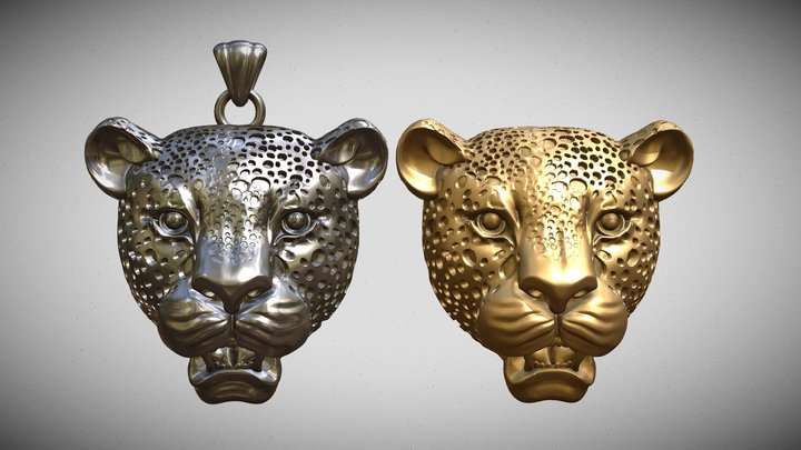 Jaguar pendant for casting 3D Model