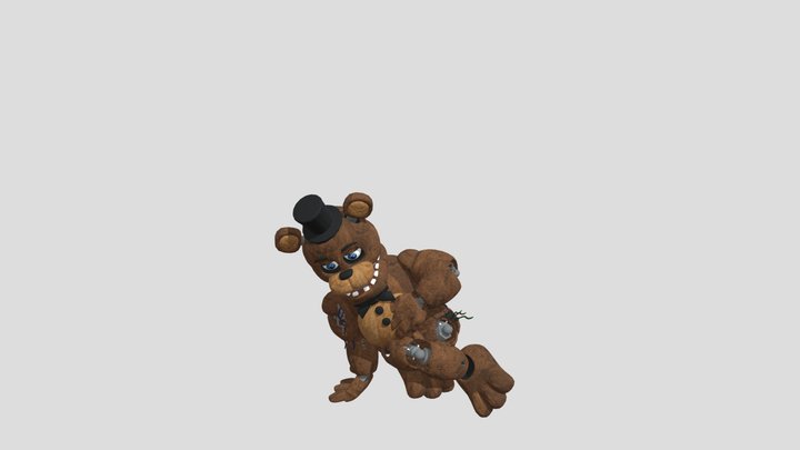 whithered freddy das break 3D Model