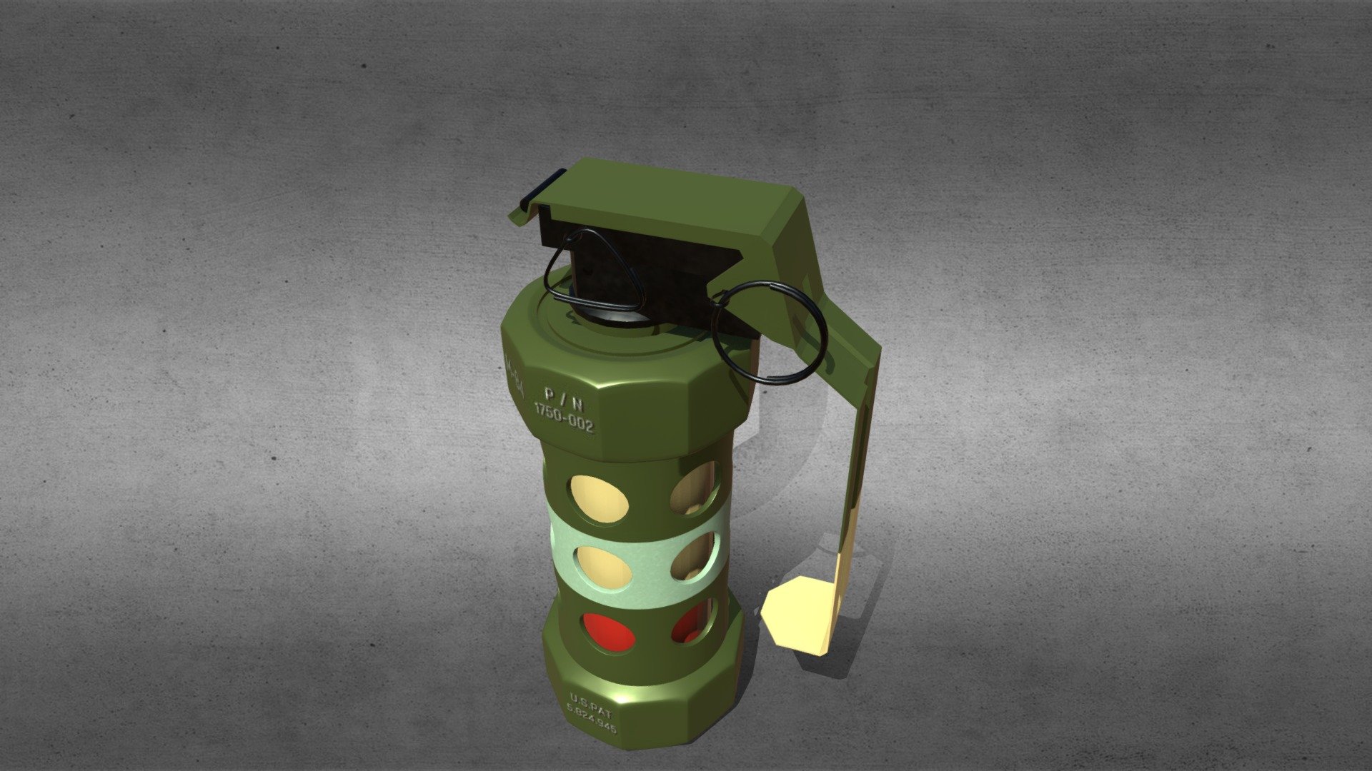 Stun Granate - 3D model by Arunchintada [cd02c32] - Sketchfab