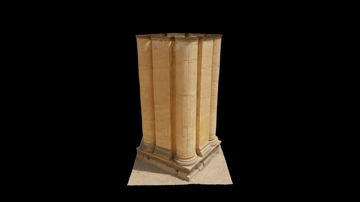 Hisham Palace Jericho 3D Model