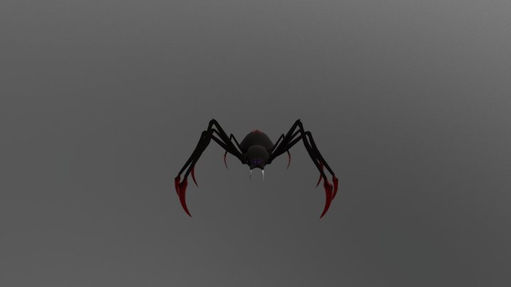 Demon Blade Spider 3D Model
