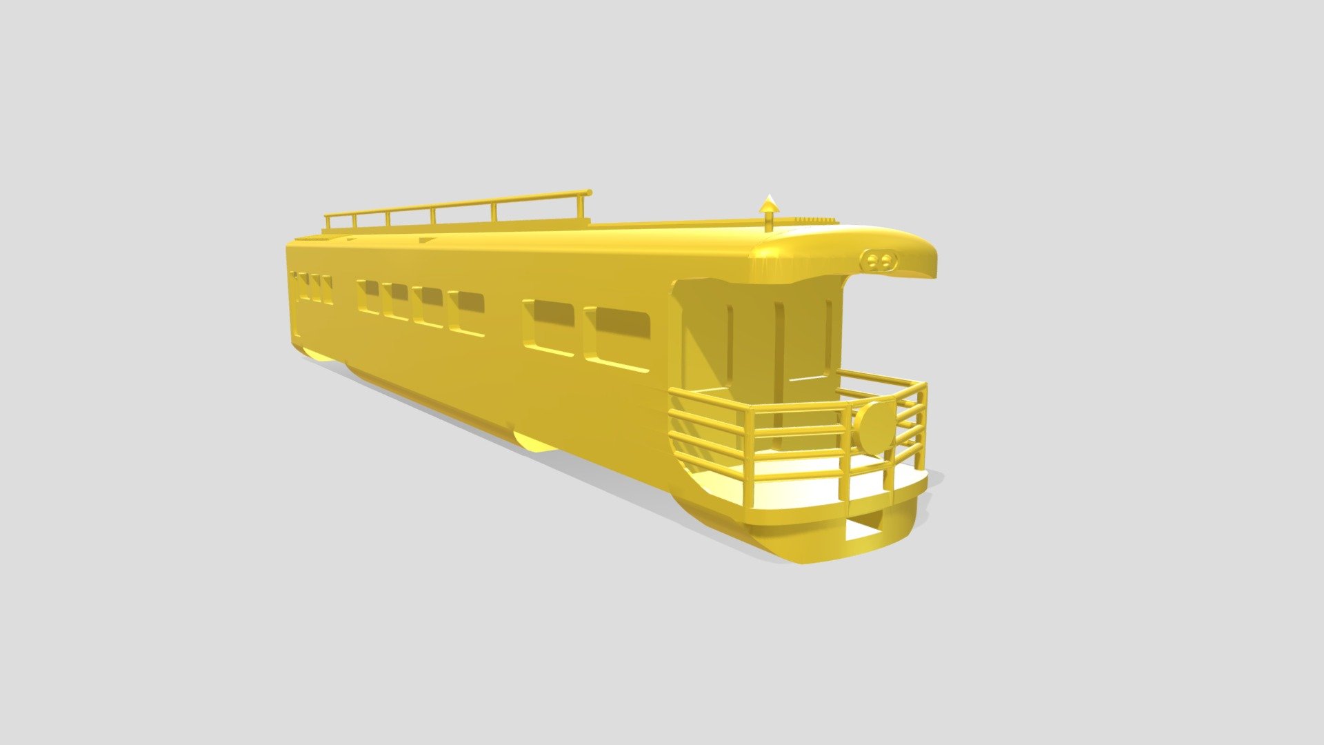 HO Scale Union Pacific Kenefick Business Car Download Free 3D model