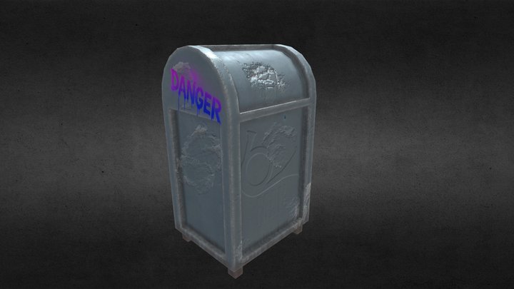RoughedUp_MailBox 3D Model