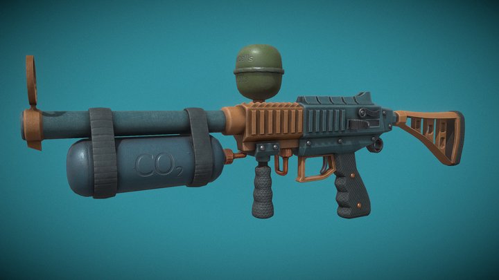 Gun Marker 2 – Modelo 3D gratuito STL